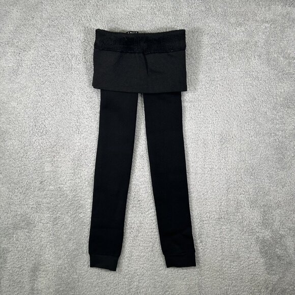 Free Country Leggings Women’s L/XL Thermal Black Fleece Lined - Picture 5 of 12